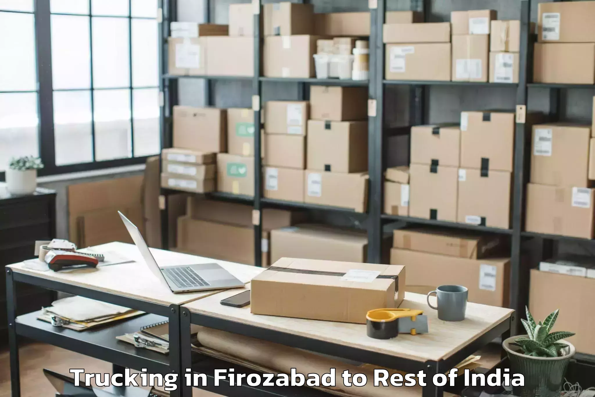 Top Firozabad to Sikenderguda Trucking Available